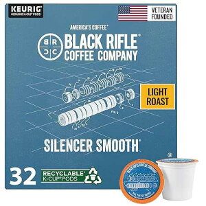 ?? ??? ?? ??? ???? ???, ??? ??? ?? ??, 32? ?? ?? ?? ?? Black Rifle Coffee Company Silencer Smooth, 32 Count, Light Roast K Cups - Single Serve K Cups Coffee Pods - Kcup Pods Comp