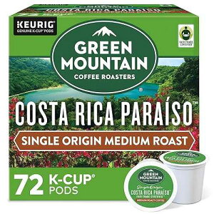 ?? ??? ?? ???? ????? ????, ?? ?? ??? K-? ??, ??? ??? ?? ??, 12?? (6? ?) Green Mountain Coffee Roasters Costa Rica Paraiso Single-Serve K-Cup Pods, Medium Roast Coffee, 72 C