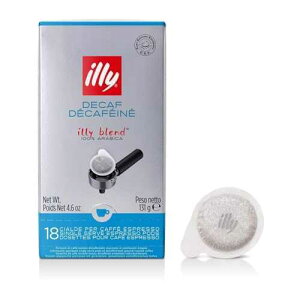 illy E.S.E. Coffee - Single-Serve Coffee Capsules & Pods Classico Decaf Roast - Notes Of Caramel, Orange Blossom & Jasmine - For E.S.E Coffee Machines - Extraordinary Aroma & Body 18 Count