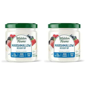 ?? ?? ???? ? ???? -- 354.9g (2? ?) Walden Farms Marshmallow Dessert Dip ? Zero Calorie, Sugar Free, Keto & Fat Free Sweet Topping for Fruit, Yogurt, Treats & More ? 2-Pack, 12 oz Bottles