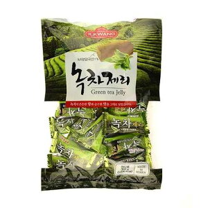 GREEN TEA CHEWS_CANDY_JELLY_300�O�����i10.6�I���X�j�؍����i_�l Ilkwang GREEN TEA CHEWS_CANDY_JELLY_300 grams (10.6oz) Product of Korea_Individuall