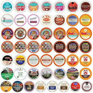???? ?? ????? ?, ??? K-?? ?? ?? ??, ?????, ?? ???, ????? ??? ? ?? ?, 50?? Crazy Cups Variety Pack, Single Serve Pods for Keurig K-Cup, Assorted Flavors like Espresso, D