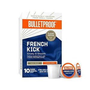 ????? ??? ? ?? ??? ?? ?? ??, 10??, ?? ? ?????? 100% ???? ?? BULLETPROOF The French Kick Coffee Pods, 12 OZ