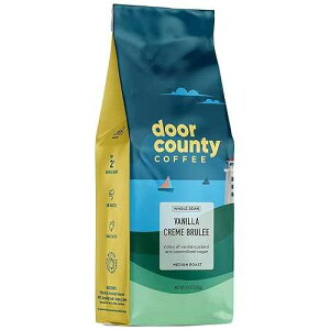 ?? ??? ??, ??? ?? ???, ? ??, ??? ???, ?? ??, 283g ? Door County Coffee & Tea Co. Door County Coffee Vanilla Creme Brulee Flavored Whole Bean - 10 oz Bag - Medium Roast - 100% Specia