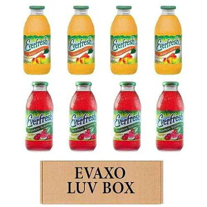 ?? ??- ????? ?? 16 ?? 8? ? ?????, ????? ?? ??, ????? 100% ?? ? ?? ??. #N LUV BOX- variety Everfresh Juice 16 oz. pack of 8 , Everfresh Mango Carrot , Everfresh 100% Juice