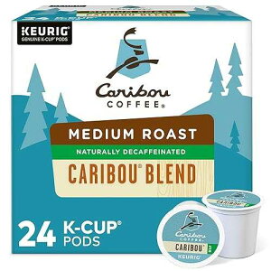 Caribou Coffee Decaf Blend K-Cup, 24 Count (Pack of 1) Green Mountain Coffee Roasters Caribou Coffee Decaf Blend K-Cup, 24 Count (Pack of 1)