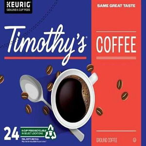 Timothy's World Coffee �W���[�}���`���R���[�g�P�[�L K�J�b�v �L���[���O�r�[���p 96�� Timothy's World Coffee German Chocolate Cake K-cup for Keurig Brewers, 96 Count