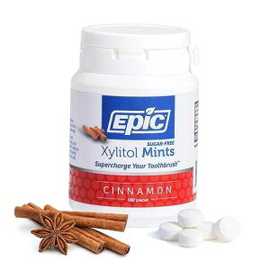 ?? ?? 100% ???? ?? ?? ?? ??, ???, 180?? Epic 100% Xylitol Mints - Aspartame Free, Sugar Free - Cinnamon Flavored Mints, 180 Pieces (Pack of 1)