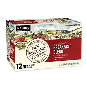 ? ???? ?? ????? ??? K-? New England Coffee Breakfast Blend Single Serve, 12 Count (Pack of 1)