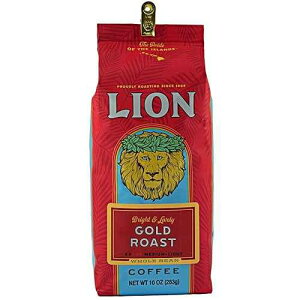 ??? ??, ?? ???, ??, 283.5g ? Lion Coffee Gold Roast Whole Bean Coffee, Medium-Light Roast, A Taste of Aloha - 10 Ounce Bag