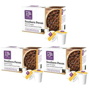 PJ's Coffee of New Orleans PJ's Coffee Southern Pecan Single Serve Cups - 3 Pack, 12 Count - Bold Nutty Flavor