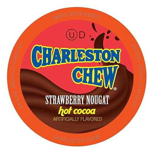 Charleston Chew Strawberry Flavored Hot Chocolate Pods, Compatible with 2.0 K-Cup Brewers, 40 Count - Perfect Candy-Inspired Cocoa Treat Tootsie Roll Charleston Chew Strawberry Flavored Hot Chocolate Pods, Compatible with