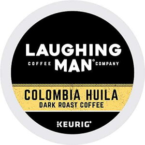 Laughing Man�A�R�����r�A �E�B���A�V���O���T�[�u �L���[���O K �J�b�v �|�b�h�A�_�[�N ���[�X�g �R�[�q�[�A96 �J�E���g (16 �|�b�h���� 6 �{�b�N�X) Laughing Man, Colombia Huila, Single-Serve Keurig K-Cup Pods,