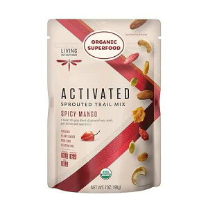 Living Intentions Organic Spicy Mango Trail Mix NonGMO Gluten Free Vegan Paleo Kosher 7 Ounce Unit