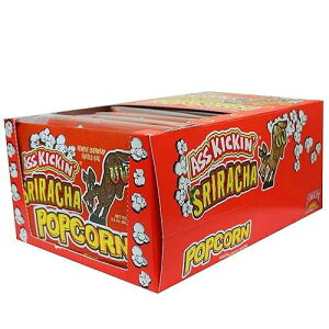 ASS KICKIN' ???? ????? ?? ? - 12? ? - ??? ?? ?? ?? ?? - ??? ?? ?? ??? ? ???? ?? ??? ??? ASS KICKIN' KICKIN' Sriracha Microwave Popcorn Bags - 12 Pack - Ultimate Spicy