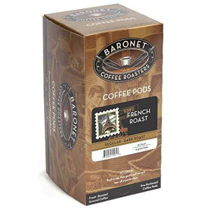 ??? ?? ?? [??? ??? - 54? ??] ?? ? ??, ??? ?? [18? ?? ?? 10g 3??] ??? ???? [?? ??? ???] Baronet Coffee Pods [French Roast-54 Pods] Single Cup Use, Like Senseo [3