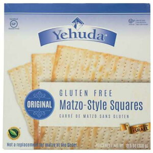 Yehuda �O���e���t���[ Matzo Squares�A10.5 �I���X -- 1 �P�[�X������ 12 �� Yehuda Matzos Yehuda Gluten Free Matzo Squares, 10.5 Ounce -- 12 per case