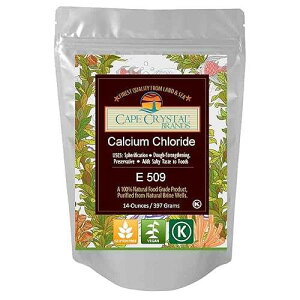 Cape Crystal Brands �̉����J���V�E�� 2 �I���X / 8 �I���X / 14 �I���X (14 �I���X) Calcium Chloride by Cape Crystal Brands 2-oz / 8-oz / 14-oz (14-oz)