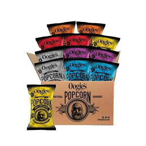 Oogie's Gourmet Popcorn 12 Pack Variety Flavor Pack Gluten Free Popcorn Snacks 4.25 Ounce Big Bag Oogie's Gourmet Popcorn 12 Pack Variety Flavor Pack Gluten Free Popcorn Snacks 4.25 Ounce Big Bag