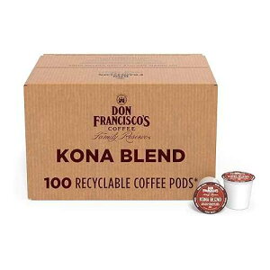 ? ?????? ?? ??? ??? ??? ?? ?? - 100?? - ??? ??? ?? ?? ?? ??, K-? ??? ?? ???? ?? (2.0 ??) Don Francisco's Kona Blend Coffee - 100 K-Cup Compatible Single-Serve Pods