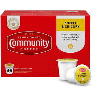 ???? ?? & ??? 36?? ?? ??, ??? ?? ???, ??? 2.0 K-? ??? ?? Community Coffee & Chicory 36 Count Coffee Pods, Compatible with Keurig 2.0 K-Cup Brewers, 36 Count (Pack of 1)