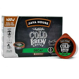 ?? ??? ?? ?? ?? ??? ?? ?? ?? ?? - ? 1.35 ?? ?? (????, 6??) Java House Single-Serve Cold Brew Coffee Pods ? Premium 100% Arabica Liquid Concentrate ? Smooth & Bold Decaf Roast ?