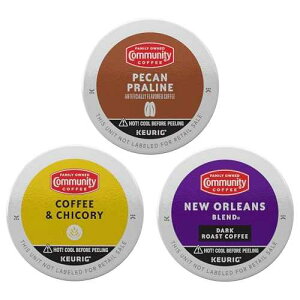 Community Coffee Taste of New Orleans Variety Pack 36 Count Coffee Pods, Compatible with Keurig 2.0 Brewers (12 Count, 3 Pack)