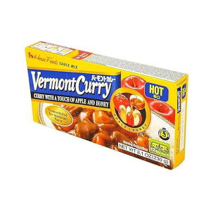 �n�E�X�H�i �o�[�����g�J���[ �ь�Ƃ͂��݂̕����J���[ (�z�b�g 230g×2�p�b�N) House Foods Vermont Curry, Curry with Touch of a Apple and Honey (Hot, 8.1 oz (230g) x 2 Pack)