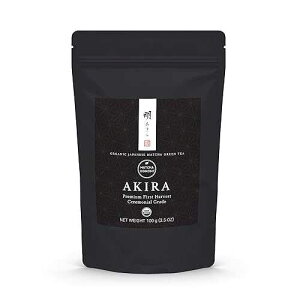 Akira Matcha 100g - Organic Premium Ceremonial Japanese Matcha Green Tea Powder - First Harvest - Zero Sugar - USDA and JAS Certified (3.5 oz bag) Matcha Konomi Akira Matcha 100g - Organic Premium Ceremonial Japanese
