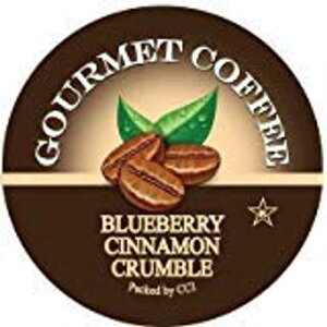 ???? ??? ??? ? ?? ??, 35? ?? ?? ? Gourmet Coffee Blueberry Cinnamon Crumble Flavored Coffee Pods - 35 Count Gourmet Single Serve Cups Compatible with Keurig Brewers - Sweet, Fruity & Spiced Medium