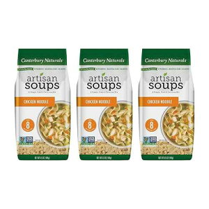 Canterbury Naturals Artisan Soup Mix, Chicken Noodle Soup Mix, Non-GMO, Makes 8 Servings, 6.5-Ounce Bag (Pack of 3)