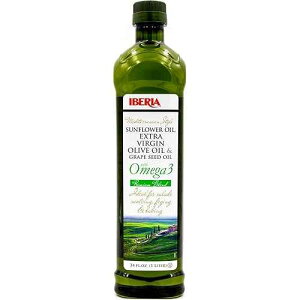 ???? ??? ??? ??? 3 ???, 34 fl oz, ???? ?? ??? ??, ??? ??, ???? ?? ? ?? ??? (1 ??) Iberia Mediterranean Style Omega 3 Cooking Oil, 34 fl oz