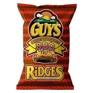 ??? ??? ???? BBQ ? w/??? ? ??? ? ?? ? ? ???? ??? ?? ? ?? ??? BBQ ?? ? (8 oz ??, 15? ?) GUY'S Guy�fs Sweet Mesquite BBQ Chips w/Ridges ? Barbeque Healthy & Salty Snack