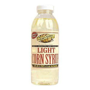 ?? ?? ??? ? ?? (16??) Golden Barrel Light Corn Syrup - 16oz Jar of USA-Sourced White Corn Syrup with Zero Preservatives - Mild Vanilla Flavor and Smooth Texture Perfect for Baking, Candy Making, and Desse