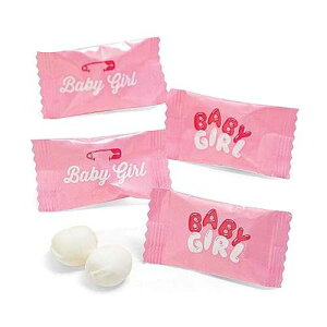 ���̎q�ł��I�o�^�[�~���g (108 ��) �x�r�[�V�����[�Ɛ��ʂ���I�ڃL�����f�B Fun Express Its A Girl! Buttermint (108 pieces) Baby Shower and Gender Reveal Candy
