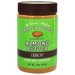Barney Butter �I�[���i�`������ �A�[�����h�o�^�[�A�J���J�� 16 �I���X Barney Butter All Natural Almond Butter, Crunchy 16 oz