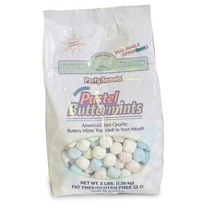 �o�^�[�~���g - 2.75 �|���h �o���N (��) Escape Concepts Buttermints - 2.75 Pounds Bulk (White)