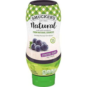 Smucker's �i�`������ �R���R�[�h �O���[�v �X�N�C�[�U�u�� �t���[�c �X�v���b�h�A19 �I���X (12 �p�b�N) Smucker's Natural Concord Grape Squeezable Fruit Spread, 19 Ounces (Pack of 12)