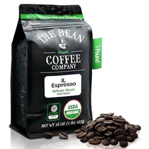 ? ? ??? ?? ??? ? ?????, ??? ?? ???, ?? ??, 16?? ? ??? ??? ?? ?? The Bean Coffee Company The Bean Organic Coffee Company Il Espresso, Dark Roast, Whole Bean Coffee, 16-Ounce