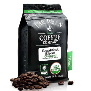 ? ? ??? ?? ??? ????? ???, ??? ?? ???, ?? ??, 16?? ? ??? ?? ?? ?? The Bean Coffee Company The Bean Organic Coffee Company Breakfast Blend, Medium Dark Roast, Whole Bean Coffee