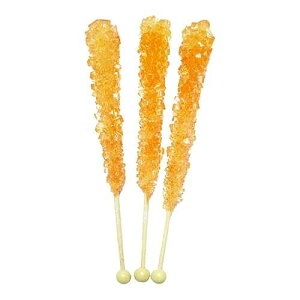 SP �G���^�[�v���C�Y �I�����W ���b�N �X�e�B�b�N �L�����f�B�[ 36 �� Espeez SP Enterprises Orange Rock Candy on a Stick, 36 Count