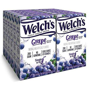 Welch's Singles To Go Water Drink Mix ? �p�E�_�[�X�e�B�b�N�A�e6�p�P�b�g����12�� ? ���v72�񕪁A�O���[�v�A0.45�I���X (12�p�b�N) SINGLES TO GO! Welch's Singles To Go Water Drink Mix - Powder Sticks, 12 Boxes with 6 Packet