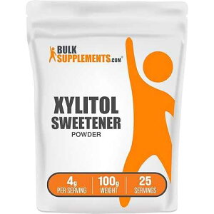 ????????? ???? ??? - ???? ???, ??? ? ??? ?? ??? - ???? ? ??? ??, ??? 4g, 100g (3.5??) (1? ?) BulkSupplements.com Xylitol Powder - Sugar Substitute, Food-Grade Powder
