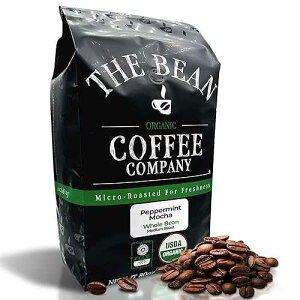 ? ? ??? ?? ??? ???? ??, ??? ???, ?? ??, 80?? ? ??? ??? ?? ?? The Bean Coffee Company The Bean Organic Coffee Company Peppermint Mocha, Medium Roast, Whole Bean Coffee, 80 Ounce