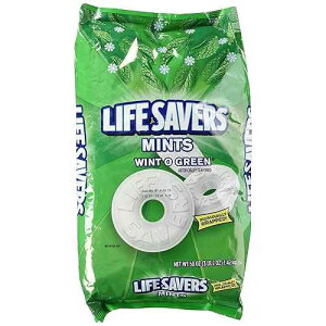 LifeSavers Mints�A�n�[�h Wint-O-Green�A50 �I���X �o�b�O LifeSavers Mints, Hard Wint-O-Green, 50oz Bag