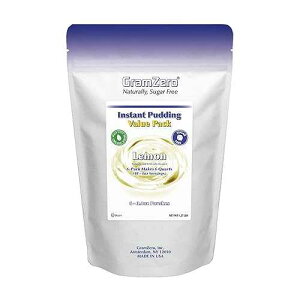 ???? ?? ?? ??, 6/1?? ?? (4?? ?? 48? ??), ???? ???, ??? GramZero Lemon Sugar Free Pudding Mix 6-Pack, Great For Nutrition Club Meal Replacement Shakes, Low Calorie Dessert, Stevia Sweete