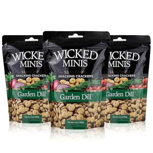 ??? ?? ???? ?? ? ?? ? ?? ? ???? ???, 170.1g ?? 3? ? (?? ?, 3? ?) Wicked Mix Wicked Minis Soup & Oyster Crackers - Saltine & Salted Flavored Mini Puffed Soup, Savory Snacking Mix