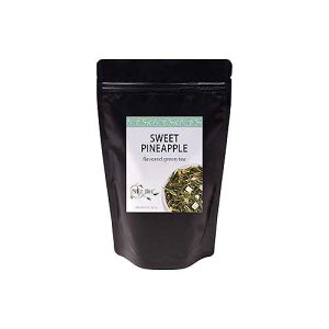 Sweet Pineapple, Loose Leaf Green Tea - Caffeinated, , Hot & Iced bulk 8oz, 80-100 cups The Spice Hut, First Sip of Tea Sweet Pineapple, Loose Leaf Green Tea - Caffeinated, , Hot & Iced bulk 8oz, 80-100 cup