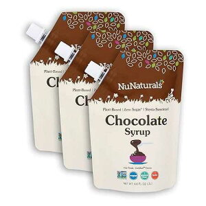 ??? - 3? ?, ????? ??? ??, ?? ??? ???, ???, 3? ? 6.6oz NuNaturals Stevia Syrup, Sugar-Free Sweetener, Plant-Based Sugar Substitute, Zero Calorie, Sugar-Free Syrup, Chocolate, 6.6oz (3-Pack