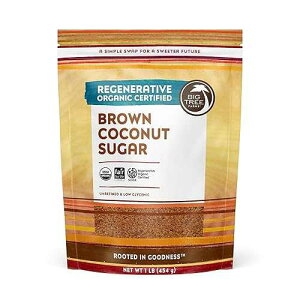 �m�� Big Tree Farms Organic Brown Coconut Sugar - Coconut Palm Sugar, Unrefined, Fine Crystals, Cane Sugar Replacement, Coconut Blossom Nectar, Vegan, Perfect for Baking - 1 Pound (Pack of 6)